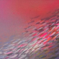 "Fish nr 27",acrylic on canvas, 24 x 18 cm